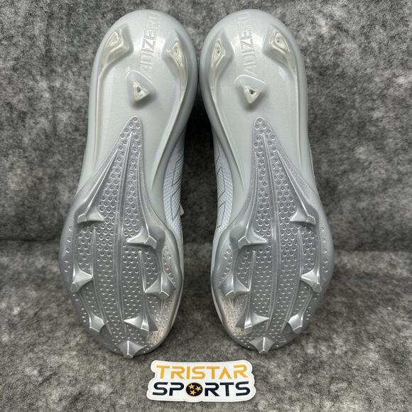 Adidas Adizero Electric+ 2 Football Cleats Mens Size 10 Silver Metallic IH5978 - Picture 6 of 9